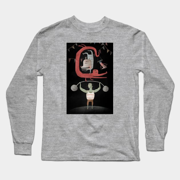 Circus 1 Long Sleeve T-Shirt by Luis San Vicente 